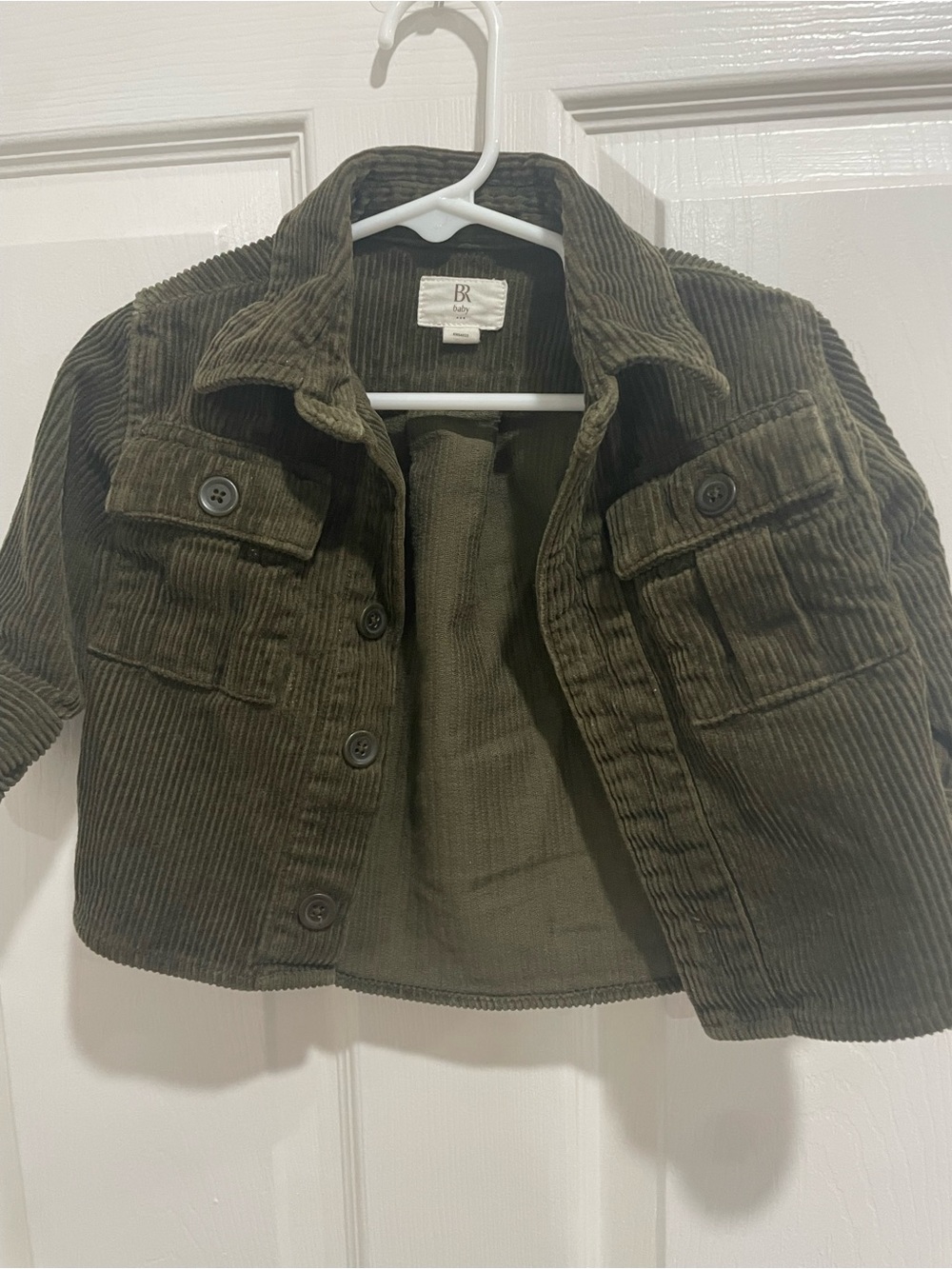 Banana republic baby green corduroy jacket 6-12 months